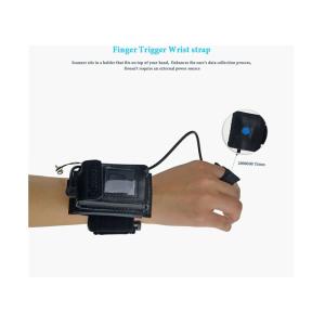 Mini Bluetooth 2D Barcode Scanner / Ring Barcode Reader Wireless For IOS Android