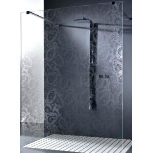 Obscure Pattern Shower Tempered Glass , Tempered Glass Bathroom