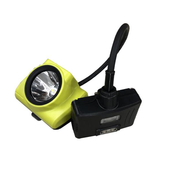 Quality Semi Corded LED Mining Cap Lamp GLS-6 2.96W With LED Screen Explosion Proof for sale