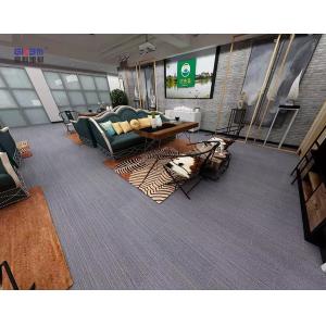 Dark Grey Carpet Vinyl Flooring Waterproof 4mm Click Stone Plastic Composite For