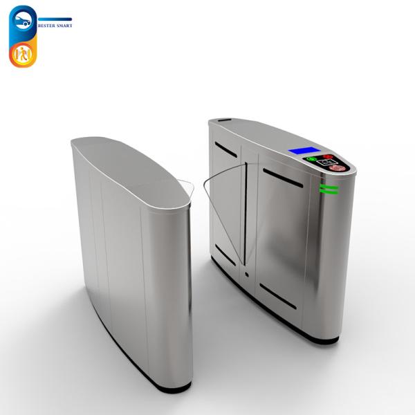 Quality HF Pedestrian Passage Retractable Flap Gate Barrier Crowd Control Turnstiles for sale