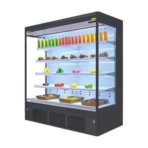 Customized Supermarket Bottle Air Cooler Multideck Open Chiller With Plug In