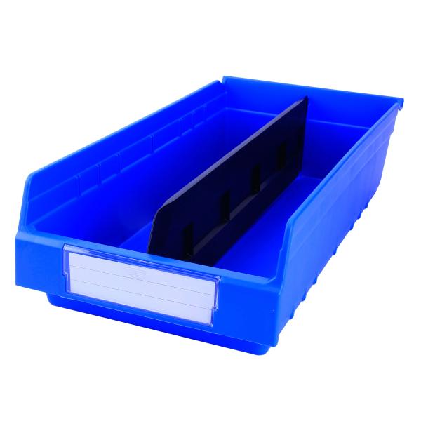 PP Customized Color Warehouse Storage Racking Crate Plastic Shelf Bin Office