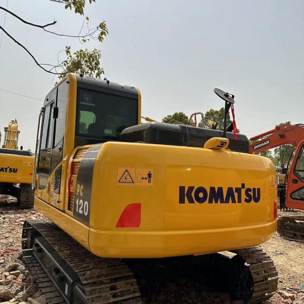 Used Komatsu Digger PC120 Secondhand 12ton Small Type Crawler Excavator