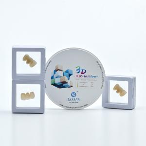 Preshaded 3D Plus Multilayer Dental Zirconia Disc D98 Open System