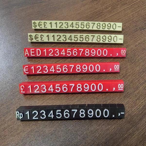 Customizable Jewelry Shop Pricing Tag Display Cube for Display Racks