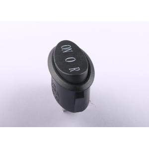 Small NO-O-R Oval Rocker Switch 3 Pin 6A 125V With Nylon Frames And Actuator