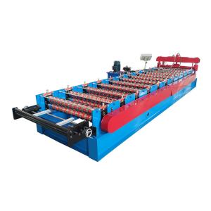 300H Steel Frame 5.5KW Motor Corrugated Sheet Roll Forming Machine with PLC