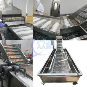 Shrimp Steam Blanching Water Circulation Cooling Machine Heated Shrimp Water