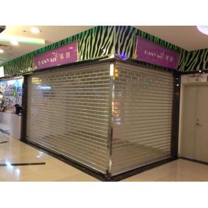 Electric Shopping Mall Pc Crystal Roller Shutter Transparent Rolling Shutter