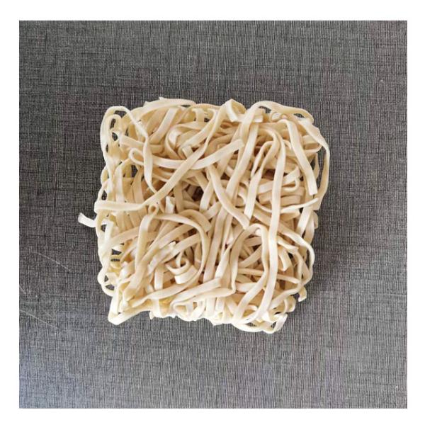 500G Stir Fried Noodle OEM Wheat Flour Smooth Chewy Quick Cooking Instant Noodles