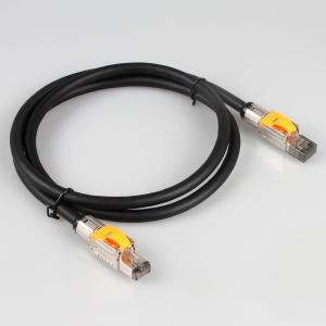 ODM Straight Angle Cat8 Patch Cable With Toolless Modular Plug Connector