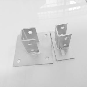 Flat Plate Strut Channel Accessories Cross Elbow Square Fittings