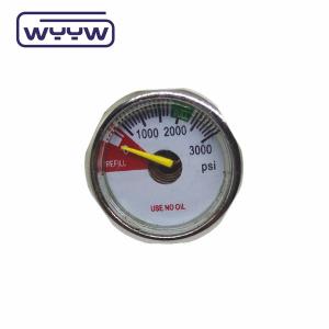 Wholesale OEM ODM Mini Pressure Gauge 300bar PCP Manometer 23mm from china suppliers