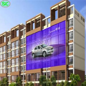 Advertising IP65 p6 flexible led curtain screen stage aluminum led mesh curtain