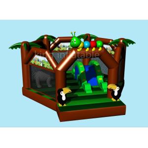 6x6m Pvc Tarpaulin Bounceland Inflatable Party Castle Bounce House