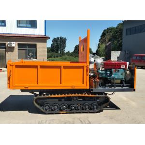 600Kgs Diesel Engines Mini Rubber Track Transporter