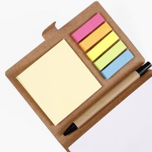 Brown Personalised Stationery Notebooks / Personalized Notebook With Sticky