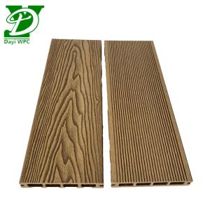 Contemporary Style Waterproof WPC Composite Decking Eco Friendly