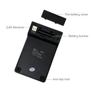 Cxfhgy Portable Small-Size 2.4GHz Wireless Numeric Keypad Numpad 18 Keys Digital
