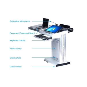 Wholesale Integrated Multimedia Podium Smart Lectern Foldable With Latest Controller from china suppliers