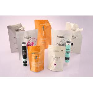 China Both / Three Side Seal Flexible Cosmetic Packaging Bag / Pouch With Full Printed on sale