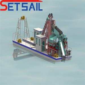 Gold Carpet Chain Bucket Lake Diamond Dredging Equipment for Sea Freight