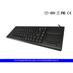 87 Keys Plastic Industrial Keyboard With Optical Touchpad , USB Or PS / 2