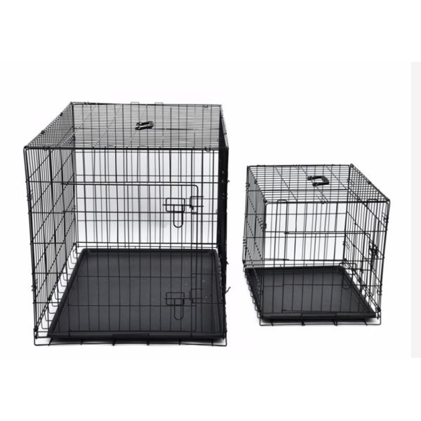 Black Stackable Dog Cages For Large Dog Rustproof