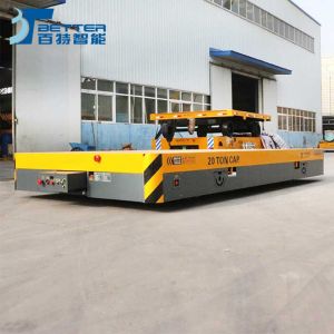 Assembly Line Using Transfer Trolley with Lift Table