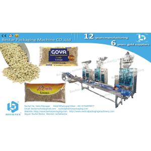 Automatic packaging line for soybean pouch with weighing function and conveyor