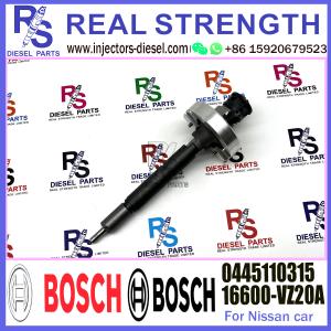 China Original New Diesel Fuel Injector 0445110315 16600-VZ20A For Nissan ZD30 Engine on sale