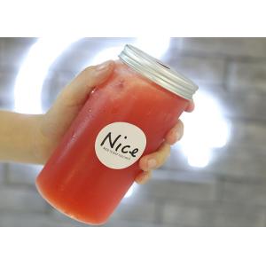 Plastic Reusable Juice Bottles For Milk Tea 350ML 500ML