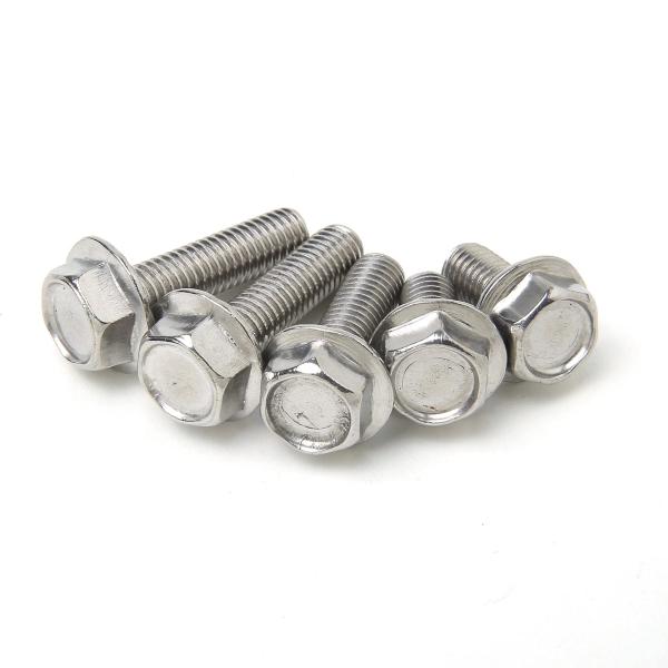M4 M8 M12 Stainless Steel Hexagon Head Flange Metal Bolt SUS304 SUS316 A2-70 A4