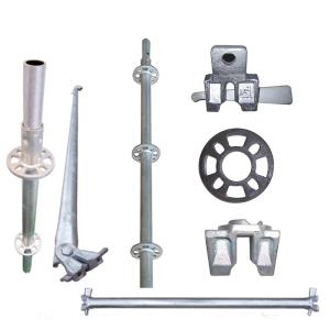 Quick Assembly Ringlock Scaffolding Vertical Standard Allround Rosette System