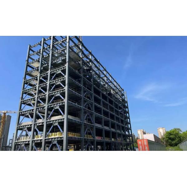 Prefabricated Hot Rolled Office Steel Building Galvanized