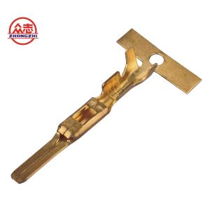 Horizontal Automotive Electrical Crimp Connectors / Car Wiring Terminals