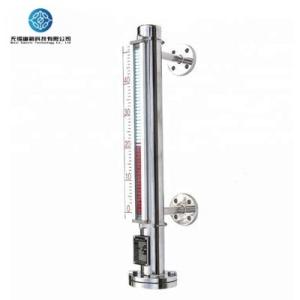 Wholesale 304 316L PTEF Magnetic Level Transmitter 0-10m Liquid Level Instrument from china suppliers