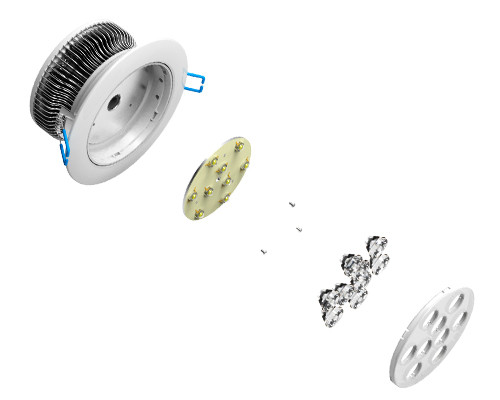 Quality Eco Friendly 9W Epistar LED Down Lighting, LED Ceiling Lamp with CE, RoHS, CCC Approval for sale