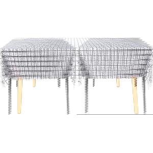 54" 108" Patry Square PEVA Fancy Plastic White Disposable Table Cloths Covers