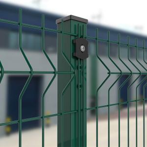 Wholesale Anti Climb Curved 3d Wire Mesh Fence Green Pvc Coated from china suppliers