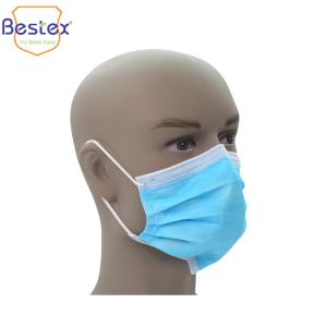 4ply cotton disposable surgical face masks FM-44EE Eearloops TypeIIR Medical