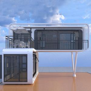 Mobile Living Room Prefabricated Steel Structure Building for Apple Cabin Tiny