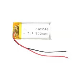 1S1P 3.7V 500mah Rechargeable Battery 602040 Lithium Ion Battery Medical Devices
