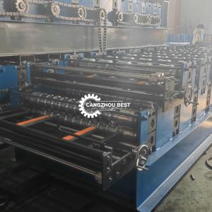 IBR&Corrugated Double Layer Roofing Panel Cold Roll Forming Machine Steel
