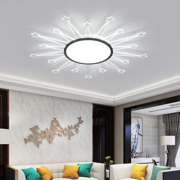 Ultra-thin Living Room Led Ceiling Lights Modern Bedroom Lamp Creative Sun Acrylic Chandelier(WH-MA-246)
