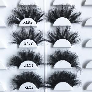 Hand Made Natural False Eyelashes 20mm 5d Mink Lashes For Big Round Eyes