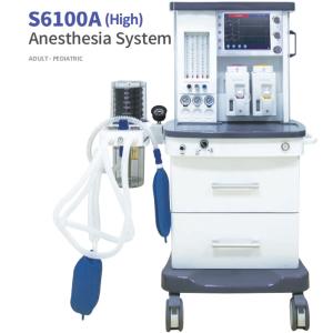 O2 N2O AIR Anesthesia Ventilator Machine S6100A Anesthesia Equipment