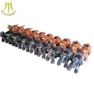China Hansel factory wholesale stuffed animals battery walking animal rides for baby and adults on sale
