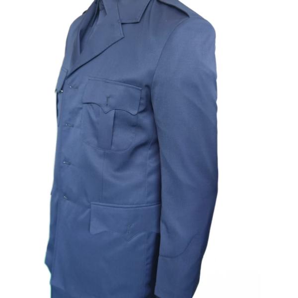 Navy Blue 45 Wool 55 Polyester Military Uniform Winter Long Sleeve Ceremonial Dress Military Officer Suit